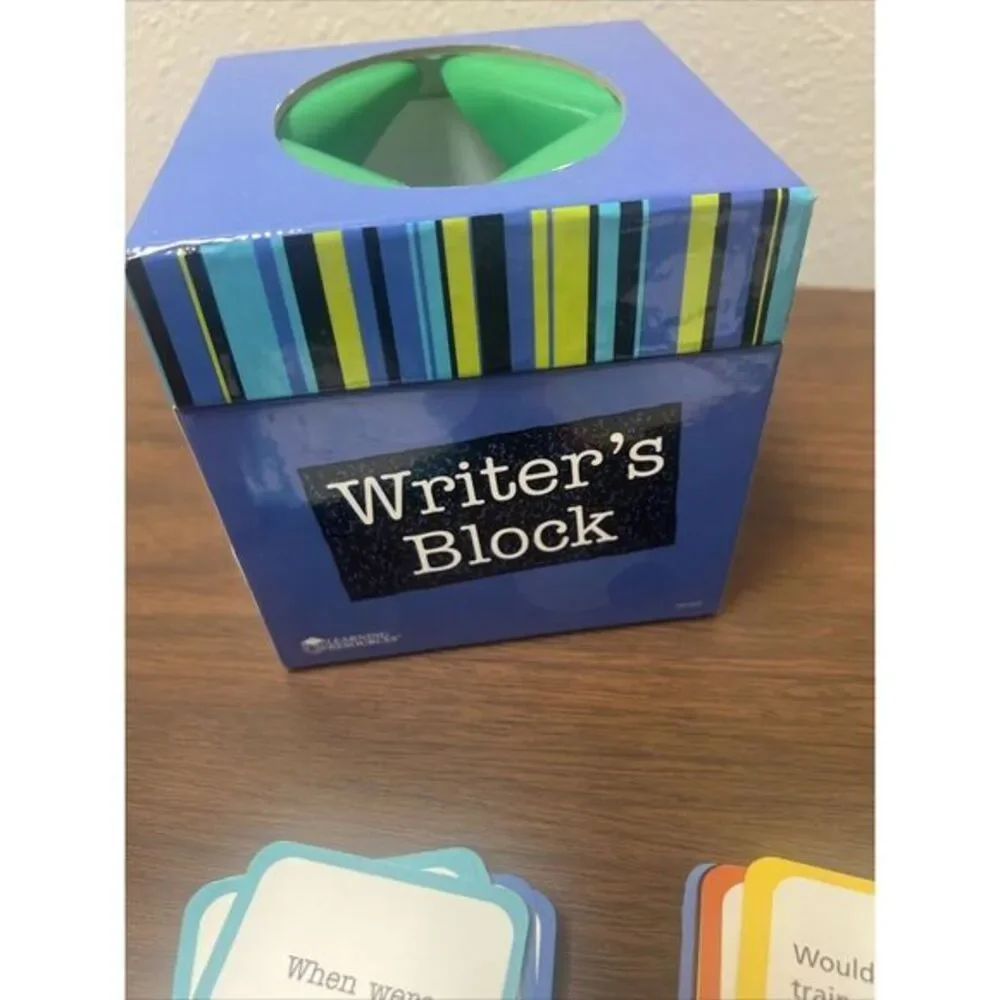 Learning Resources Writers Block‎ Cube Prompts Classroom/Tutoring/Homeschool EUC